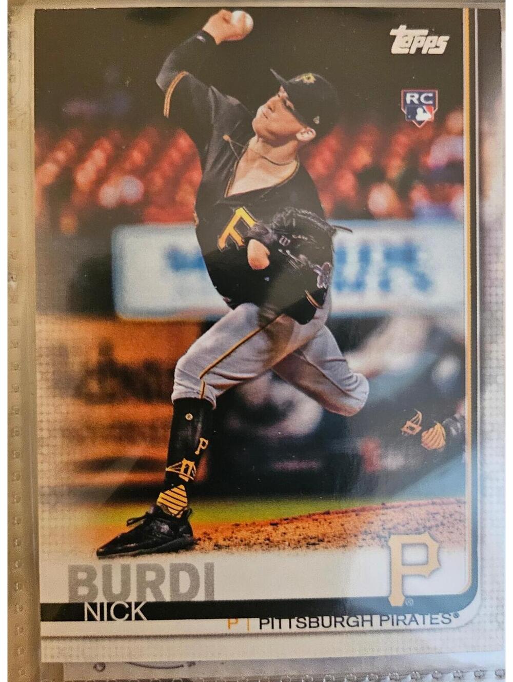 2019 Topps Series 1 NICK BURDI RC  - PITTSBURGH PIRATES - #43